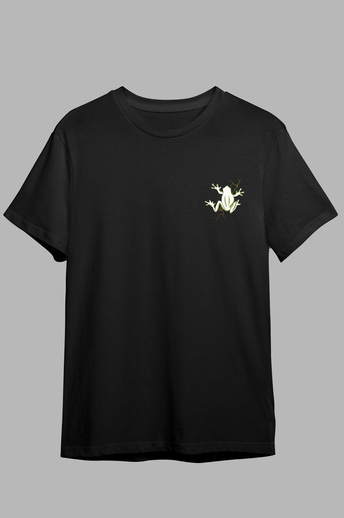 Frog Black Unisex T-Shirt