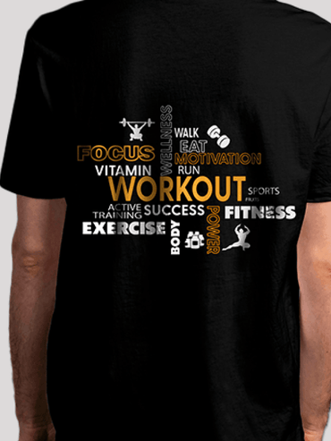 Essentials For Fitness Black Unisex T-Shirt