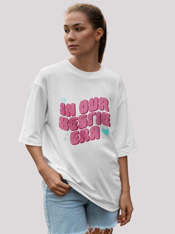 Hug Me oversize T- shirts with pink text, unisex