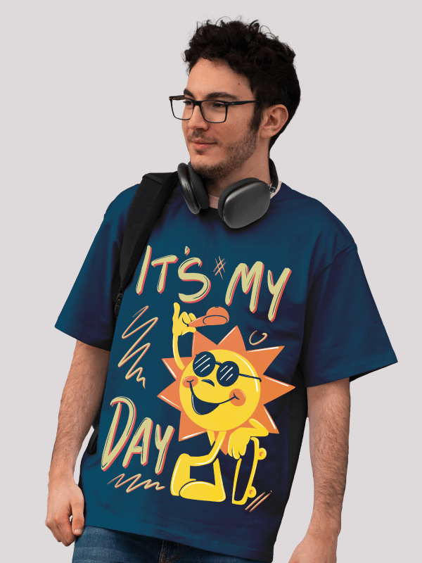 It's my day  Men's oversized t-shirt