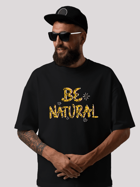 Be Natural  Men's oversized t-shirt