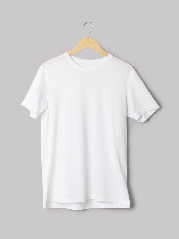 Plain white Unisex T-shirt