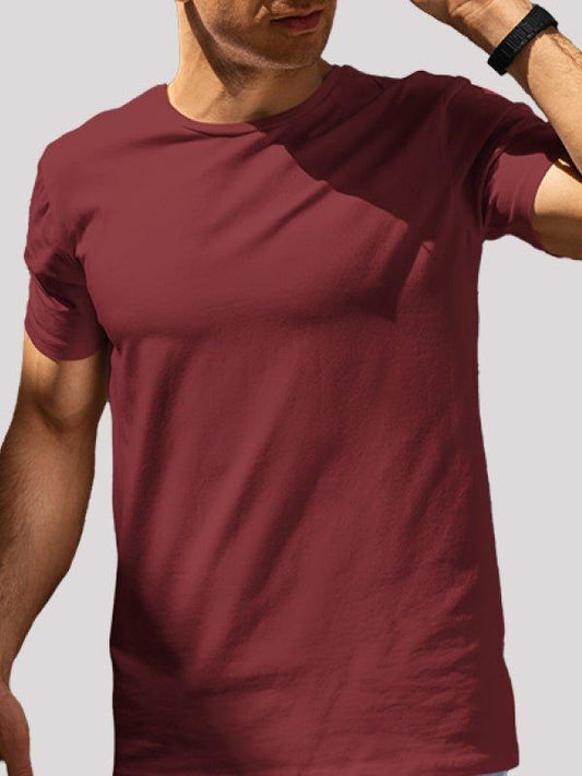 Plain Maroon T-shirt