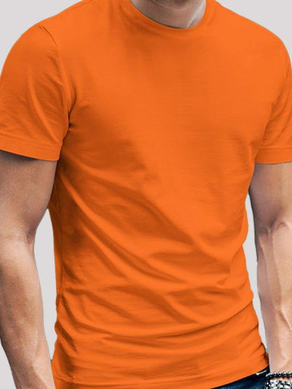 Plain orange T-shirt