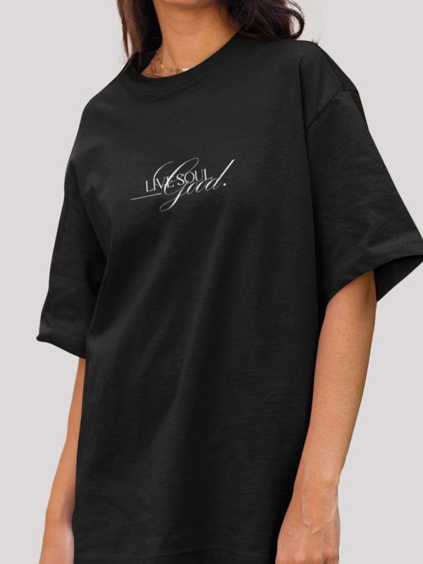 live soul typography t-shirt