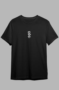Wise Monkey Head Black Unisex T-Shirt