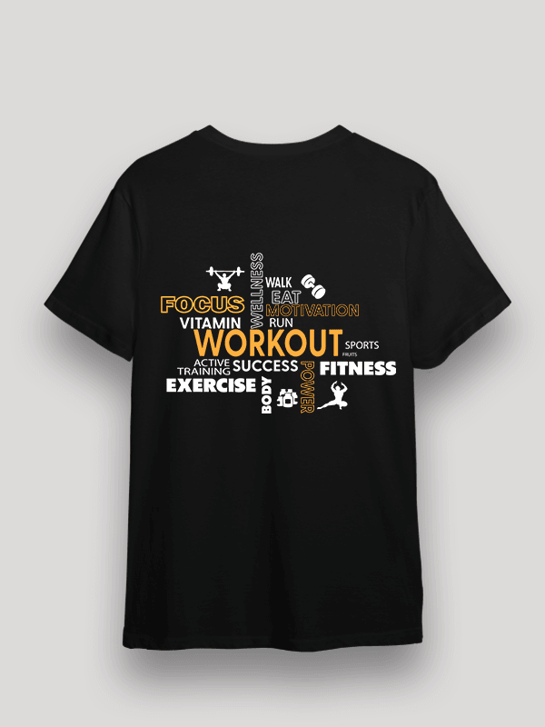 Essentials For Fitness Black Unisex T-Shirt