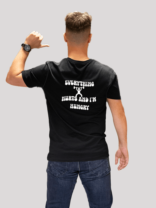 Eat, Sleep, Workout, Repeat Black Unisex T-shirt