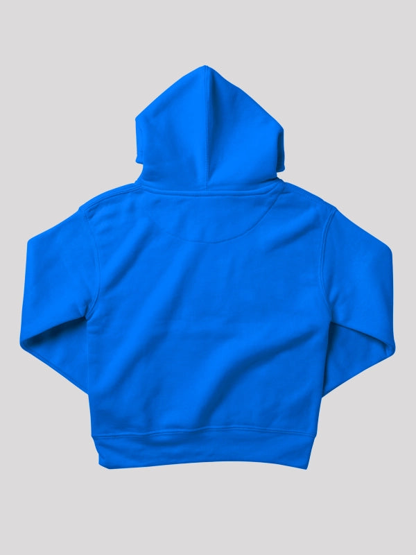 Calm - Typography Blue Oversized Heavyweight Cotton Hoodie