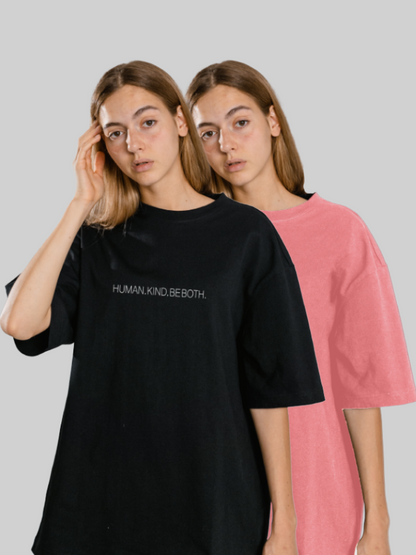 Human Kind & Plain Dusty  Oversize T-Shirt