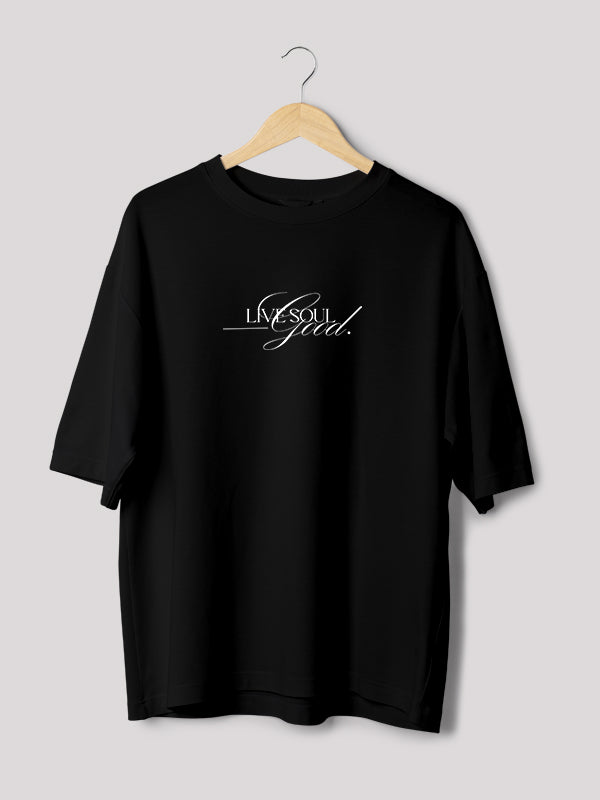 live soul typography t-shirt