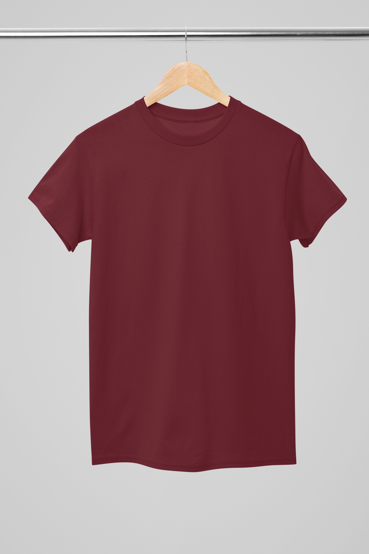 Plain Maroon Unisex T-shirt
