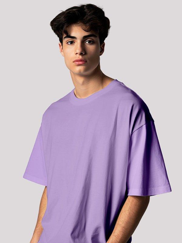 Plain Iris Lavender Unisex Oversize T-shirt