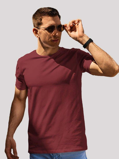 Plain Maroon T-shirt