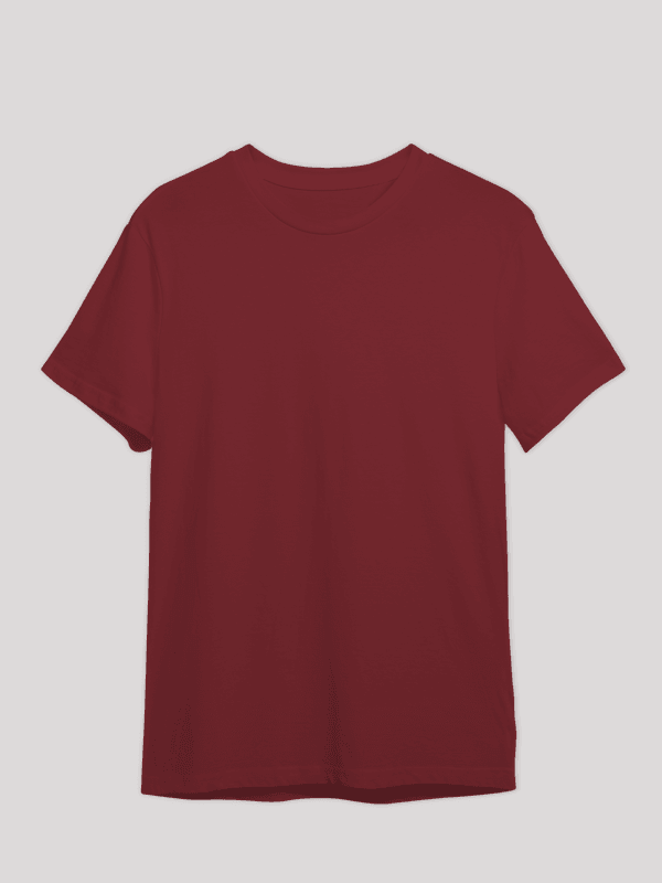 Plain Maroon T-shirt