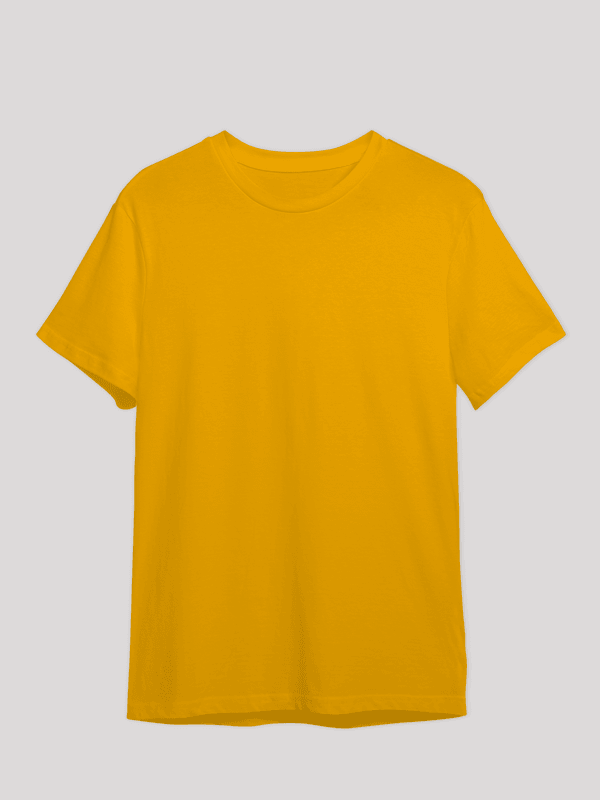 Plain Golden Yellow T-shirt