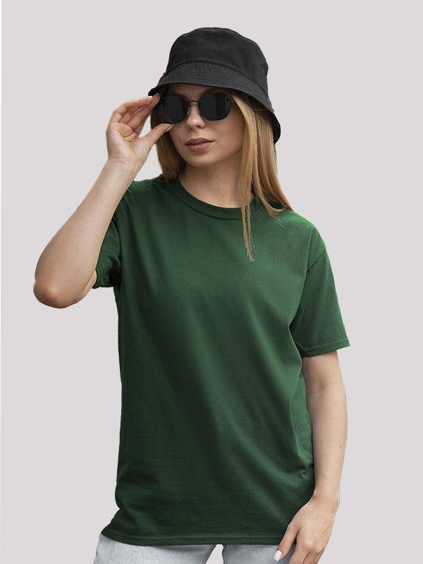 Plain Olive Green Unisex T-shirt