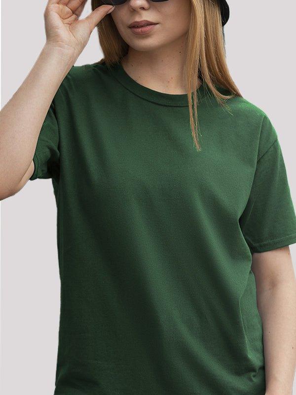 Plain Olive Green Unisex T-shirt