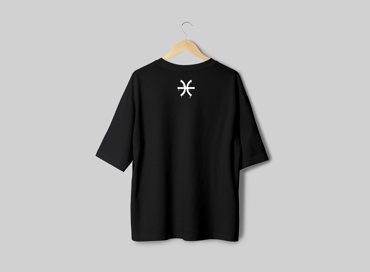 Pisces Zodiac Unisex Oversize T-Shirt