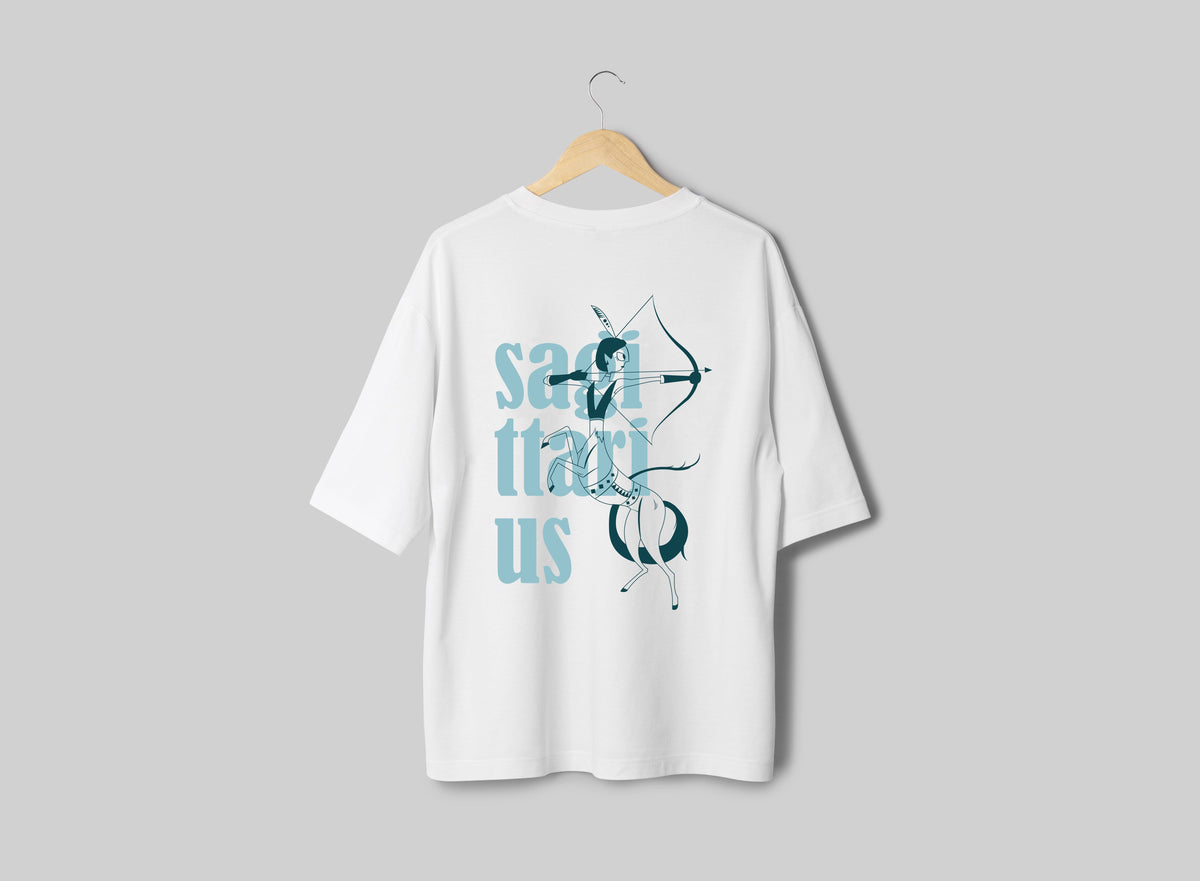Sagittarius Zodiac Unisex Oversize T-Shirt