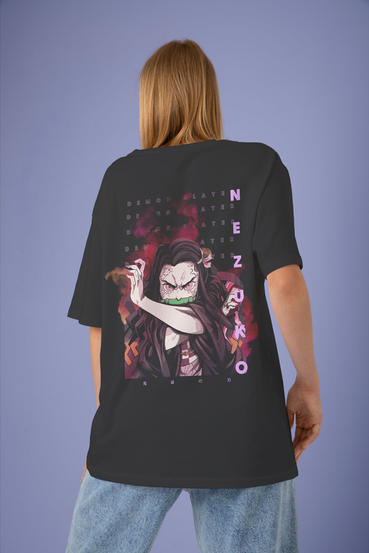 Nezuko Anime Unisex Oversize T-Shirt
