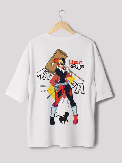 Harley Freakin Quinn DC Printed Oversized T-shirt for Women