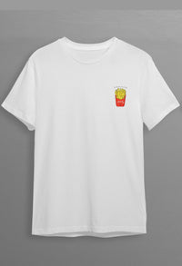 Fries White Unisex T-Shirt