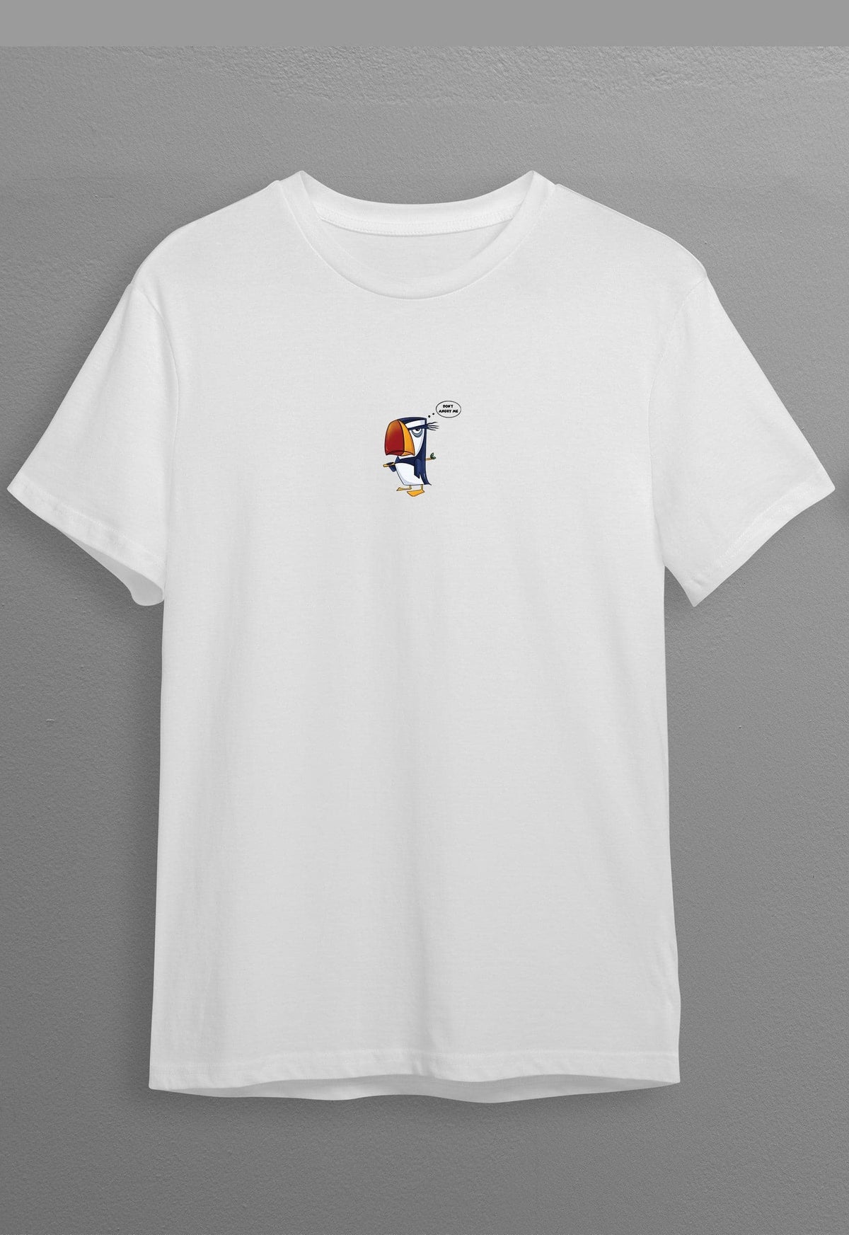 Zaza Bird White Unisex T-Shirt