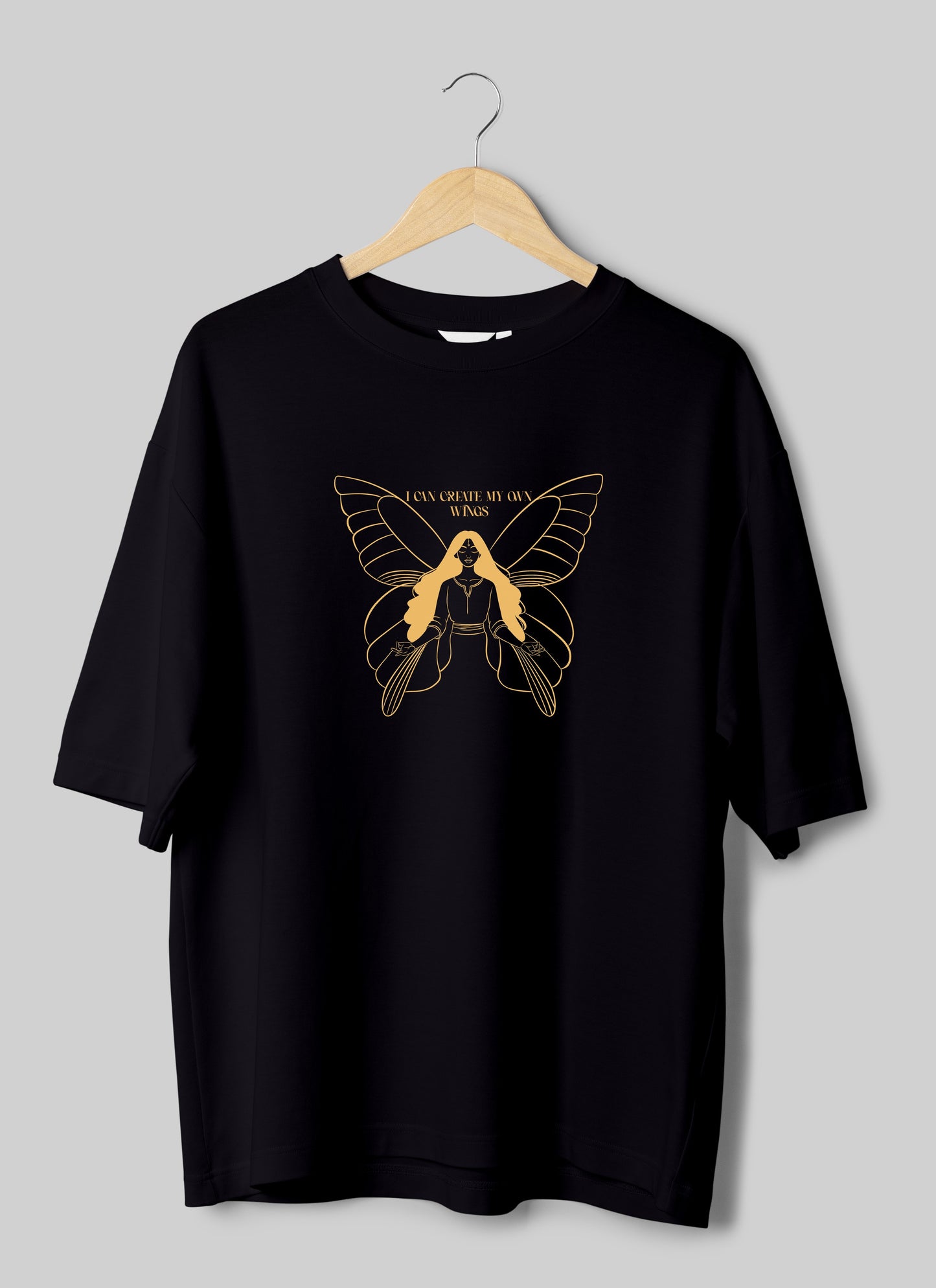 Create Your Own Wings Feminine Graphic T-shirt for Women