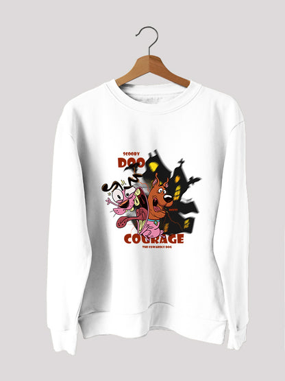 Scooby Doo and Courage the Cowardly Dog Unisex sweatshirt