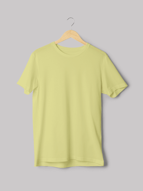 Plain Butter Yellow T-shirt