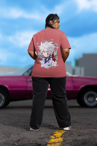 Crazy Killuas Anime Unisex Oversized  T-shirt