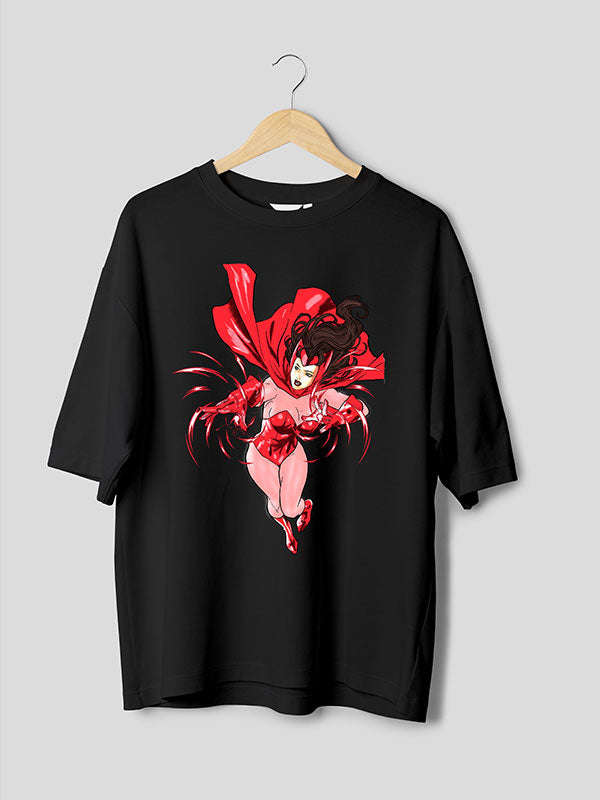 Scarlet Witch Unleashed Cotton Marvel Printed T-shirt for Women