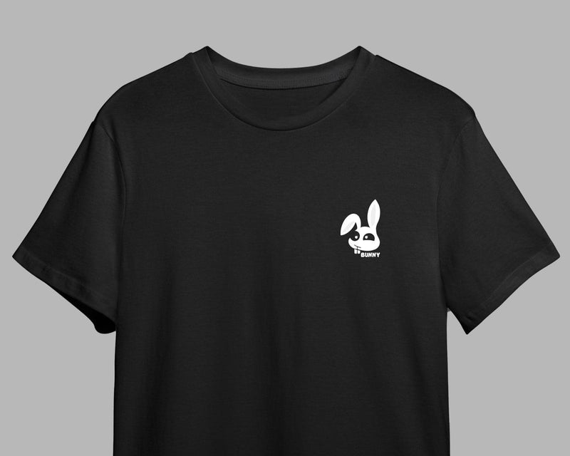 Bunny Bliss Black Unisex T-Shirt