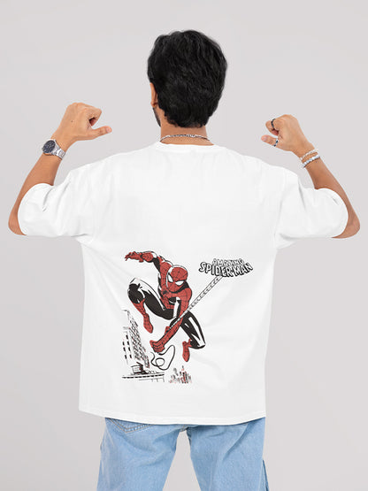 Spiderverse Zlaata- Spiderman White Unisex T- Shirt