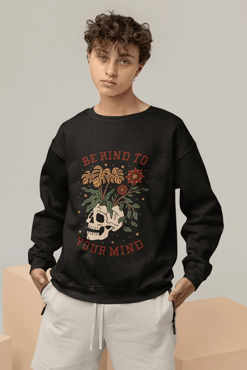 Your Mind Black Unisex Sweatshirt