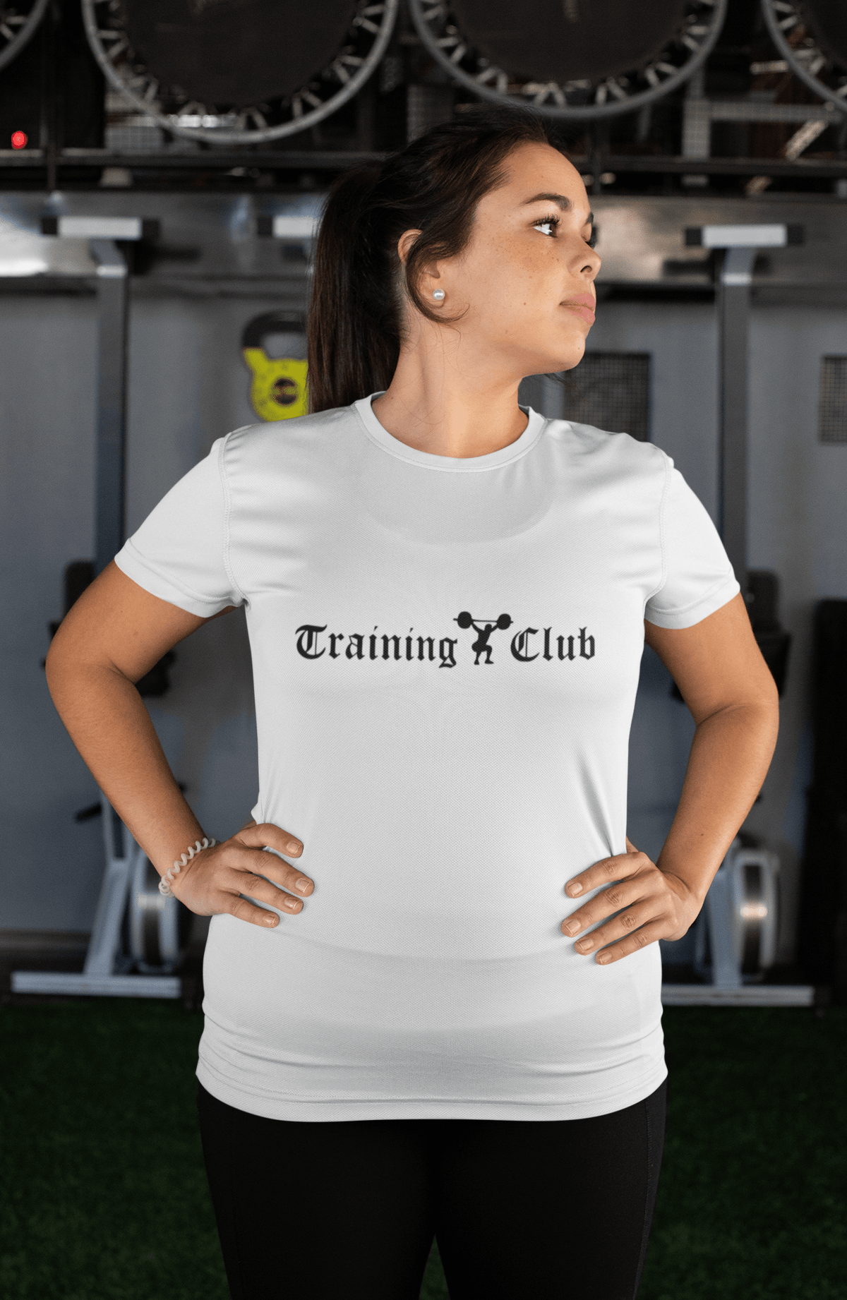 Training Club Sports and Gym White Unisex T-Shirt